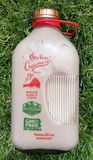 1/2 Gallon Chocolate Milk in Glass Bottle
