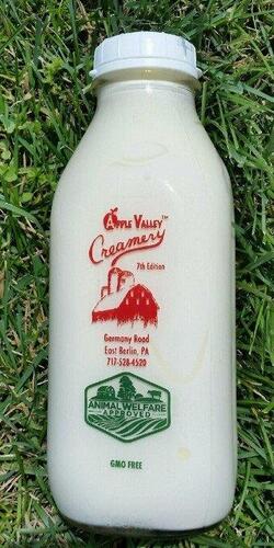 Quart HEAVY CREAM in Glass Bottle