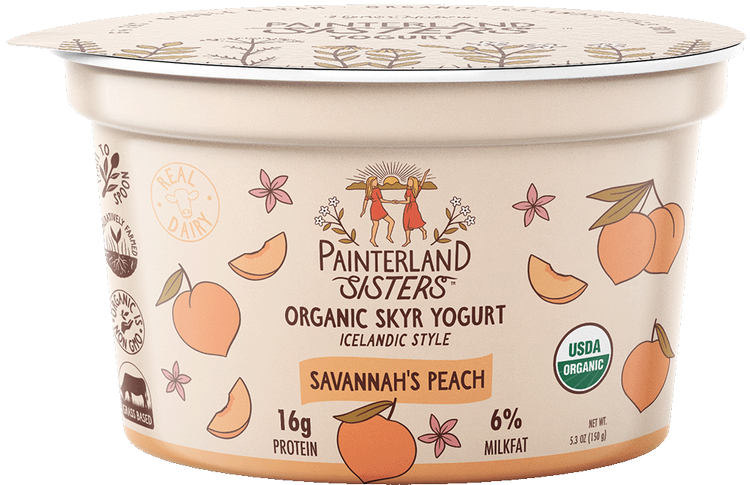 Savannah’s Peach Yogurt Cup